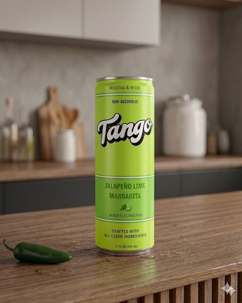Tango Jalapeno Lime Margarita can