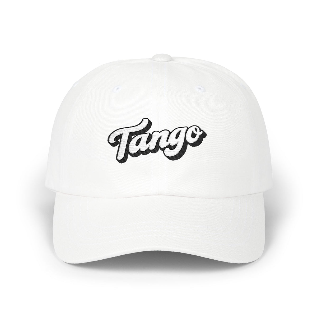 Tango Classic Dad Cap — Embroidered Script Baseball Hat